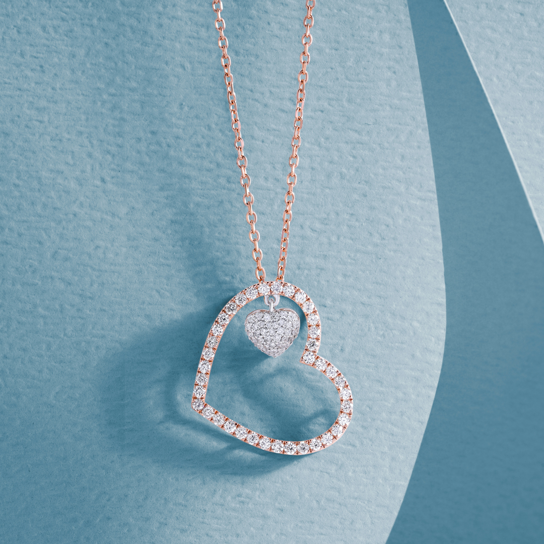 Diamond Heart Pendants in Beverly Hills, CA